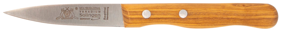 Solinger Spickmesser klein mit Olivenholz - Rostfrei