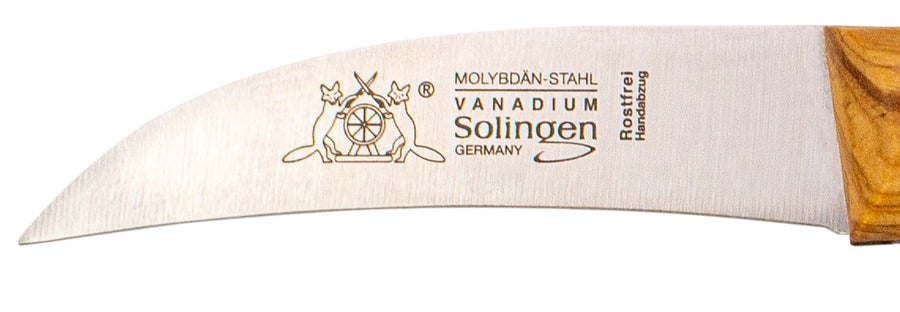 Solinger Küchenmesser mit Olivenholz - Rostfrei