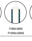 IOXIO Keramik Wetzstab oval F1000 J3000 für den Feinschliff